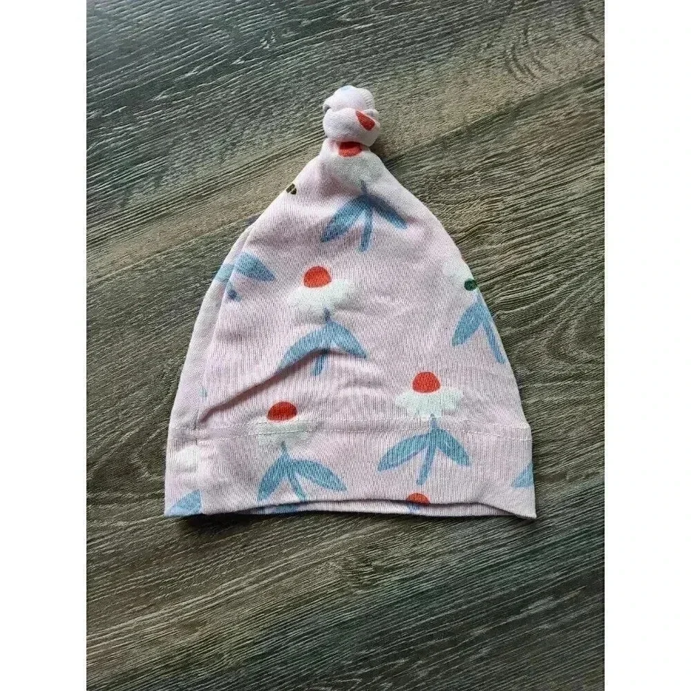 Hanna Andersson baby girl size xs flower hat‎ #3
